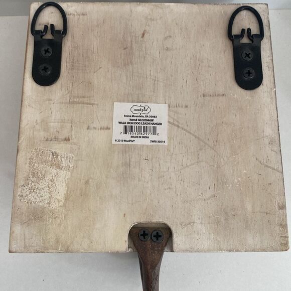 Mudpie WALK Iron Dog Leash Hanger - Picture 4 of 8